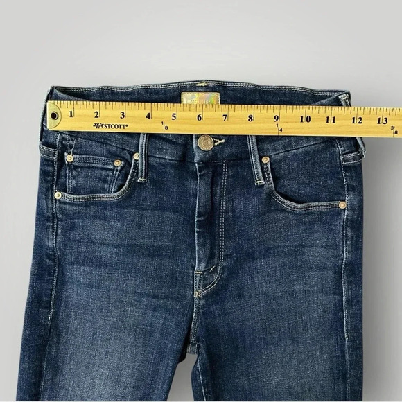 MOTHER Girl CrushThe Looker Ankle Fray Jeans Size 25 - Picture 5 of 16